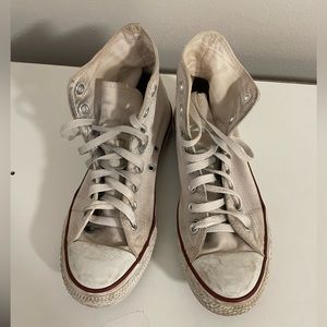 White High Top Converse All Star